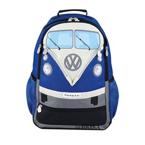 BRISA VW Collection - Volkswagen Samba Bus T1 School, Travel Backpack (L/Blue)