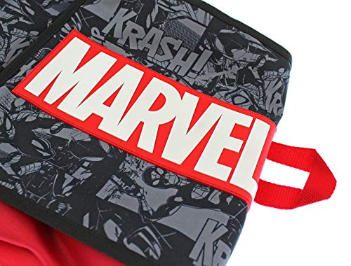 Marvel Spiderman Backpack Front Flap Compartment Travel Laptop Backpack With 3D Molded Marvel Logo