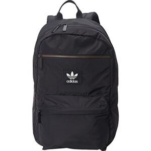 adidas originals national plus backpack, black, one size