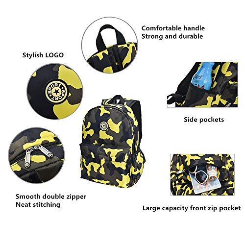 Camo-Printing Kids Toddler Backpack for Girls Boys Pre-K Backpacks Mini Baby Kindergarten School Bookbag Lightweight Preschool Satchel