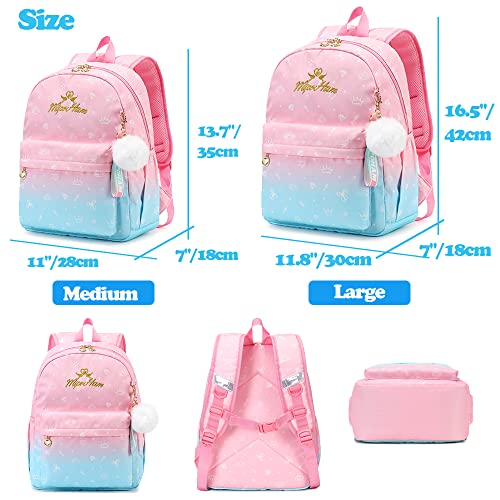 Kids Toddler Backpack for Little Girls, Cute Lightweight Preschool Backpack for School Bag Water Resistant Bookbag christmas gifts for girls