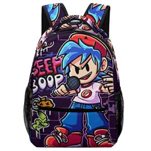 zqiyhre lightweight friday game night_funkin backpack printing anime mini laptop backpack hiking backpack for teens