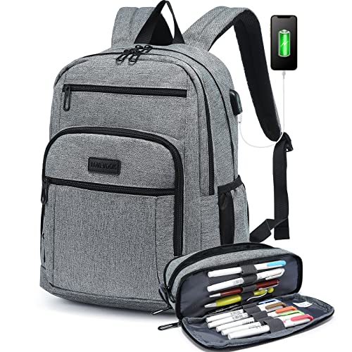 LOVEVOOK Laptop Backpack for Women Teacher/Nurse Backpack Purse Computer Bag Work Travel Backpack Men Business Bookbag with USB Charging Port College Students Backpack