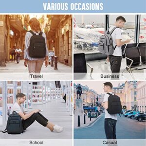 LOVEVOOK Laptop Backpack for Women Teacher/Nurse Backpack Purse Computer Bag Work Travel Backpack Men Business Bookbag with USB Charging Port College Students Backpack