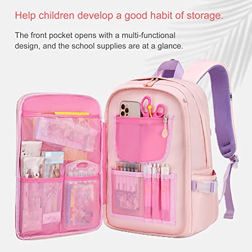 Xueanan Kawaii Bunny Backpack, Bunny Backpack For Girls(Pink, S (Suitable for 3-10 years old))