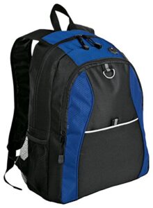 port authority contrast honeycomb backpack osfa twilight blue/ black
