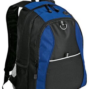Port Authority Contrast Honeycomb Backpack OSFA Twilight Blue/ Black