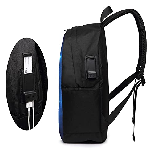 Adult Youth Backpacks Student Bag Laptop Bag Bookbag Usb Backpack 17 Inch For Daily