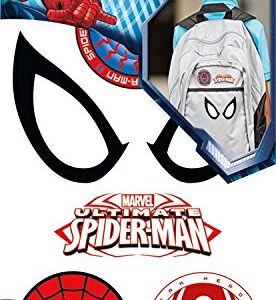 Marvel Shop Spiderman Mini Backpack for Kids - 2 Pc Bundle With 11'' Marvel Spiderman Preschool Backpack for Boys, Girls, and Spiderman Stickers (Spiderman School Supplies)