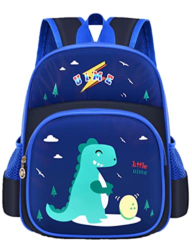 Kids Unicorn Backpack Toddler Travel Backpack Travel Bag for Elementary Kindergarten Student Preschool Children (Green Dinosaur)