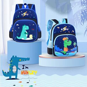 Kids Unicorn Backpack Toddler Travel Backpack Travel Bag for Elementary Kindergarten Student Preschool Children (Green Dinosaur)