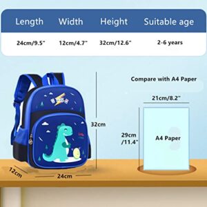 Kids Unicorn Backpack Toddler Travel Backpack Travel Bag for Elementary Kindergarten Student Preschool Children (Green Dinosaur)