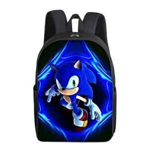 uanttrlai boy and girl fashion 3d printed backpack, light and large capacity cute anime backpack. 1-one size