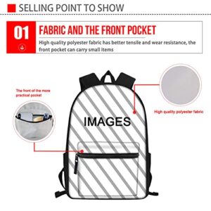 FOR U DESIGNS Leisure Tiger Backpack Canvas Animal Backpack Bookbag for Boys