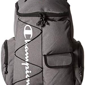 Champion Unisex-Adult's Utility Backpack, Heather Grey, One Size