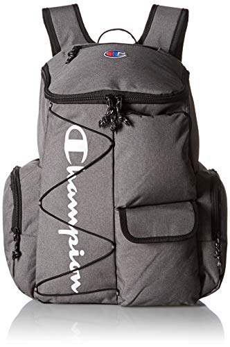 Champion Unisex-Adult's Utility Backpack, Heather Grey, One Size