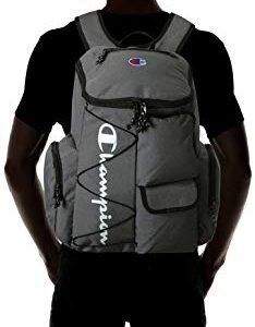 Champion Unisex-Adult's Utility Backpack, Heather Grey, One Size