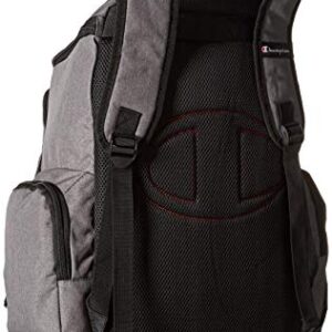 Champion Unisex-Adult's Utility Backpack, Heather Grey, One Size