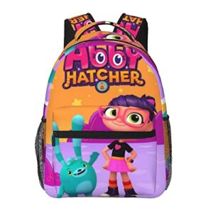 zqiyhre abby backpack print cartoon small laptop backpack casual travel backpack for students