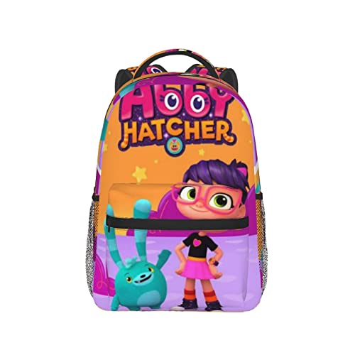 Zqiyhre Abby Backpack Print Cartoon Small Laptop Backpack Casual Travel Backpack for Students