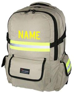 fully involved stitching firefighter personalized backpack