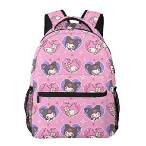 my me_lody and ku_romi backpack college bookbag casual laptop daypack for school travel
