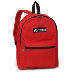 everest basic backpack color: red