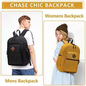 Backpack for Men and Women,ChaseChic WaterResistant Lightweight School Backpacks 15-in Laptop College Travel Bookbags,Yellow