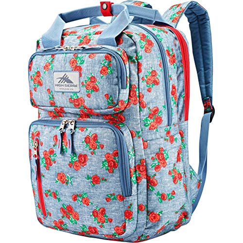 High Sierra Backpacks Mindie Backpack - Denim Rose/Graph.Blue/Crimson