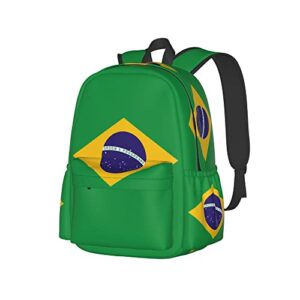 lightweight laptop backpack brazil flag school backpack bookbags schoolbag casual daypacks