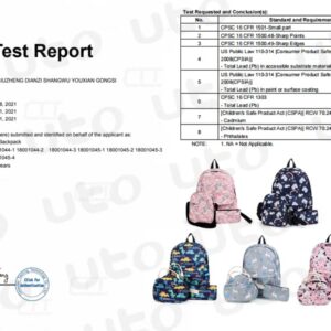 UTO Girls Backpack for School Cute Unicorn Crossbody Bag Set Bookbag for Teen Student Schoolbag Children Kids Daypack 3 PCS