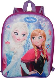 group ruz disney frozen elsa & anna 15″ backpack