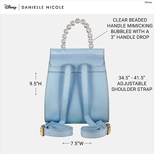 Danielle Nicole Disney Flounder Backpack, Monogram Small Handbag Purse, Multi-Colored, Standard