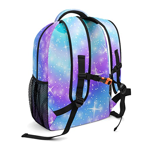 Gymnastic Purple Blue Fantasy Personalized School Backpack Bags Kids Backpack for Teen Boys Girls Travel Backpack