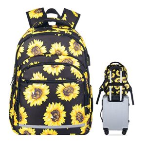 goodking college school backpack for girls women,water resistant casual daypack laptop backpack