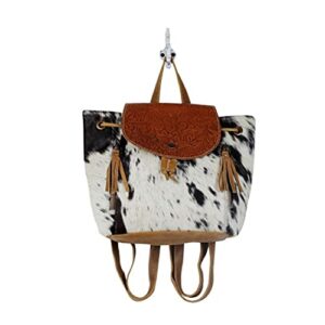 Myra Bag Must Have Backpack Upcycled Cowhide & Leather S-2843