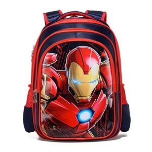xicks boy student backpack for school 1st to 4th grade student school bag, size: 42 cm x 30cm x 18 cm (big)