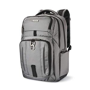 samsonite tectonic lifestyle easy rider business backpack, steel grey, one size