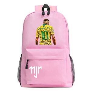 gengx wesqi neymar jr waterproof school bookbag-psg wear resistant laptop bag durable travel daypack for boys