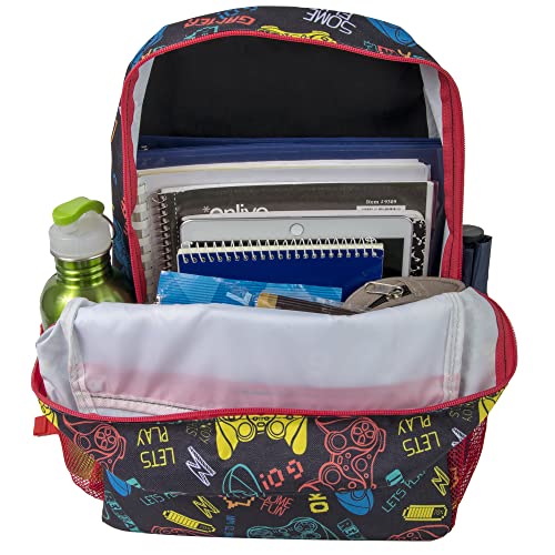 Backpack with Lunch Bag for Boys Elementary School, Middle School Backpack Set for Kids