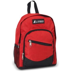everest junior slant backpack color: red