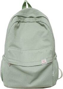 kawaii backpack aesthetic backpacks back to school supplies aesthetic school supplies for teen girls women mochila (green)