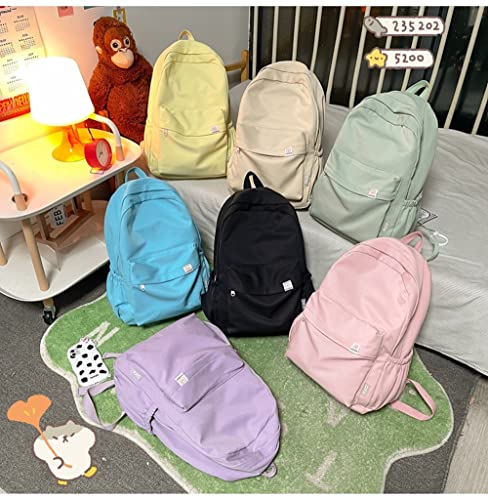 Kawaii Backpack Aesthetic Backpacks Back to School Supplies Aesthetic School Supplies for Teen Girls Women Mochila (Green)