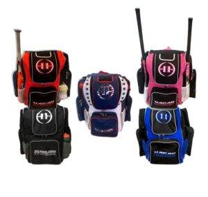 hagan h-3.0 multi-sport backpack bag, hockey, baseball, softball, lacrosse, field hockey – large (blk/blue)