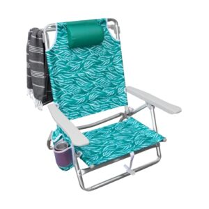 hurley backpack beach chair, one size, jade