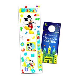 Fast Forward Mickey Mouse Backpack for Kids - 16” Mickey Mouse Backpack with Stickers, Mickey Water Pouch, Backpack Clip and More | Mickey Mouse School Bag
