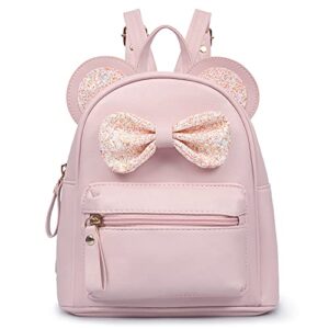 mini backpack for girls cute bowknot toddler backpack purse cartoon mouse ears purse mini backpack for teen girls