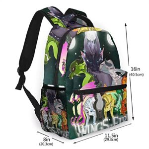 ZHENHUAN School Backpack Stylish Bookbag for Boys Girls Elementary School Casual Travel Bag Computer Laptop Daypack,10779,One Size