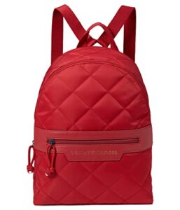 tommy hilfiger daisy medium dome backpack quilted smooth nylon tommy red one size