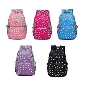 Dog Paw Prints Backpack Primary School Student Book Bag School Bag for Students
